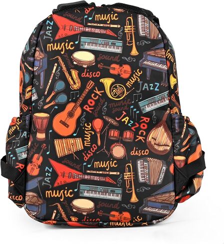 Music Backpack Laptop Backpacks Multipurpose Daypack For Men Women Travel Hiking in Kuwait