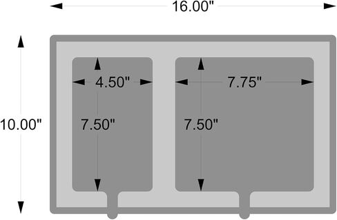 | SeaDek | 23mm Double Dash for Boat | Foam Cell Phone & Accessories Boat Dash | Adhesive Backing | Separate Compartments for Phones & Fishing/Boating Tools | Storm Gray/Cool Gray in Saudi Arabia