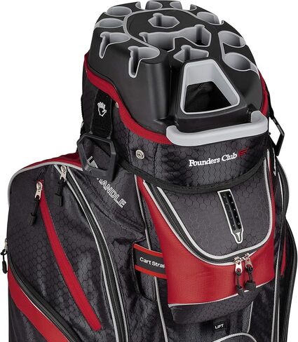 Founders Club Premium Cart Bag with 14 Way Organizer Divider Top in Saudi Arabia