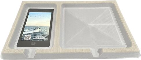 | SeaDek | 23mm Double Dash for Boat | Foam Cell Phone & Accessories Boat Dash | Adhesive Backing | Separate Compartments for Phones & Fishing/Boating Tools | Storm Gray/Cool Gray in Saudi Arabia