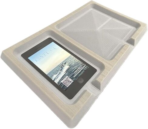 | SeaDek | 23mm Double Dash for Boat | Foam Cell Phone & Accessories Boat Dash | Adhesive Backing | Separate Compartments for Phones & Fishing/Boating Tools | Storm Gray/Cool Gray in Saudi Arabia