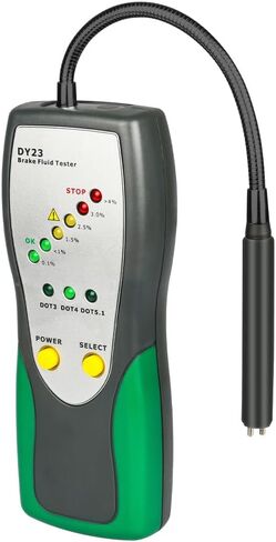 Brake Fluid Tester DOT3 DOT4 DOT5.1 Brake Fluid Tester Automotive 2s Fast Brake Fluid Water Content Tester with 2.2inch LCD Display, Screen & Sound Prompt, High-Sensitive Sensor, 250MM Flexible Probe in Saudi Arabia