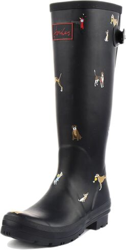 Joules Welly Print Black Speckle 8 B (M) in Kuwait