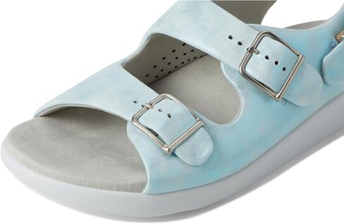 SAS Relaxed Strap Sandals for Women – Premium Leather Upper – Contoured Footbed – Buckle at Each Strap Moonbeam 10.5 M - Medium (B) in Saudi Arabia