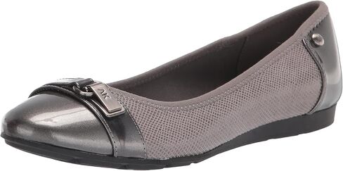 Anne Klein Women’s Able Comfortable Ballet Flat, Black Multi Fabric, 5.5 W US in Saudi Arabia