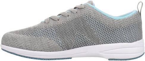 Propet Women Washable Walker Evolution Oxford, Light Grey/Light Blue, 10 2E US in Saudi Arabia