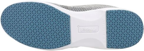 Propet Women Washable Walker Evolution Oxford, Light Grey/Light Blue, 10 2E US in Saudi Arabia