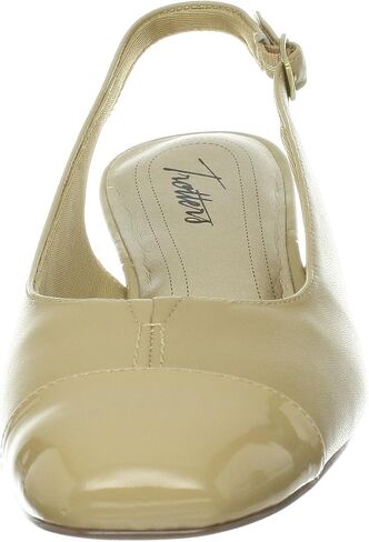 Trotters womens Slingback Pumps, Black Leather/Patent, 11 WW 2E US in Kuwait
