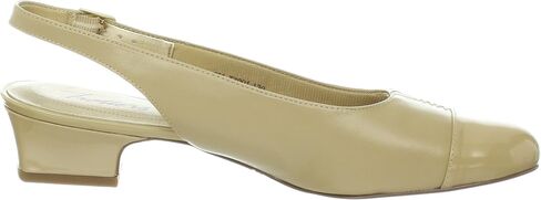 Trotters womens Slingback Pumps, Black Leather/Patent, 11 WW 2E US in Kuwait