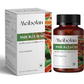 Bacillus clausii Probiotics for Women & Men, Helps Digestive Issues, Boost Immunity, and May Help in Prevent Infections, 25 Billion CFU Probiotic - 60 Veggie Capsules
