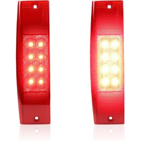 2Pcs ATV Red LED Tail Lights for Polaris Ranger 570 Brake Taillights Tail Lamp for 2411450 Ranger 400 500 570 800 EFI MIDSIZE