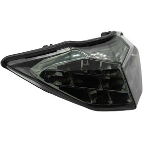 الخلفي - ضوء فرامل LED متكامل LED Tail Tull Turner متوافق مع Kawasaki Z250 Z300 Ninja 250 300 2013-2018 (أسود)