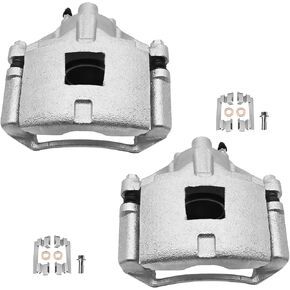 Front Disc Brake Caliper Assembly Compatible with Select Buick, Chevy, Olds, Pontiac Models - Century, LeSabre, Regal, Venture, Silhouette, Bonnevill, Grand Prix, Montana, Trans Sport, 2pc