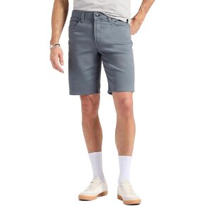 Buffalo David Bitton Men's Non-Denim Relaxed Straight Dean French Terry Shorts with Cotton Blend Stretch