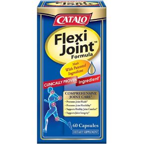 CATALO Extra FlexiJoint IFR Formula – with Meriva Turmeric Phytosome, ApresFlex & Casperome Boswellia – 60 Capsules