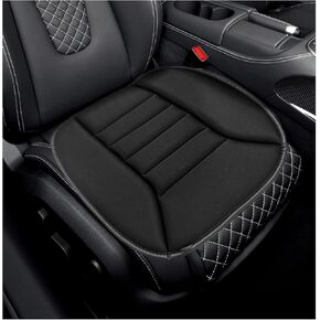 Car Seat Cushion, Non-Slip Bottom Cushion for Car Driver Office or Home Chair, Breathable Pressure Relief Seat Pad with Memory Foam, Car Accessories Fit Most Vehicles (Gray)