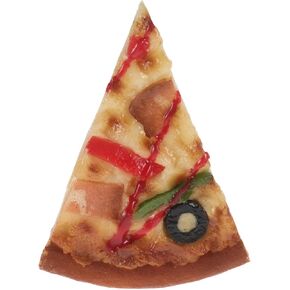 Realistic Faux Pizza Slice Model for Home Decoration and Photography Props Lifelike Artificial Food for Display for Home Kitchen Photo Props Decor