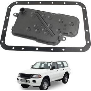طقم حشية زيت النقل التلقائي للمرشح المتوافق مع 2001-2006 Mitsubishi Montero 3.5L 3.8L 2001-2004 Mitsubishi Montero Sport 3.0L 3.5L OIL PAN FILTER KIT يستبدل MR528836