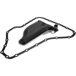 Transmission Filter Oil Fluid Filter Pan Gasket Kit - Compatible for 4T65E transmissions for Volvo S80 2.8 2000-2001 for Buick Park Avenue 3.8L 2000-2005 - Replace Part 24227477, 24206433, 24205416
