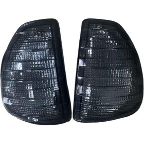 2X Smoked Turn Signal Indicator Corner Light Lamp for Mercedes Benz W123 200D 240D 300D 1976-1984, As Original, As Pictures