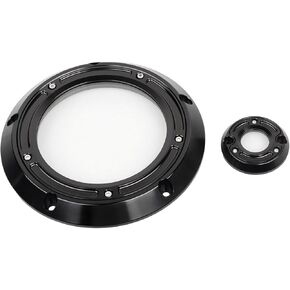Engine Derby Timing Cover For Harley Touring Electra Glides Road Glides Road Kings Street Glides Trikes equipped M8 engine models 2017-2023, Black