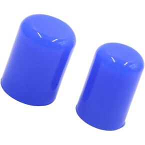 Motoforti 2pcs 16mm 5/8 "Silicone Clanking Cap Cap cap capuum tube end bung buncing long long