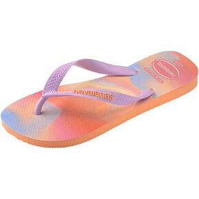 Havaianas Women's Top Fashion Flip Flops Sandals, Peach, 6