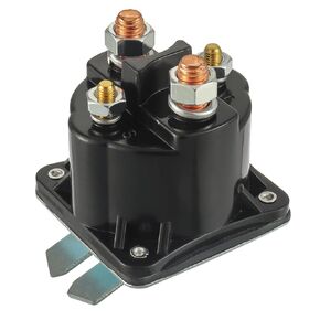 Dump Trailer Solenoid 12V 4 Terminal 100 Amp Intermittent Duty Solenoid Relay Replaces SAZ4201GJ 7522 SAZ-4201ER 070009 190107 KTI Unit KTI 391-2-C