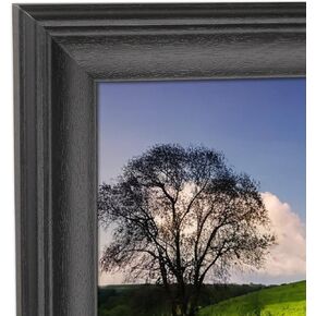 12x35 Picture Frame Solid Wood Panoramica Photo Frame 12x35 inch Poster Frame Painting Frame Black (X23B1235)