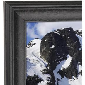 6x30 Panoramic Frames Black 6x30 Photo Frame Solid Wood Black 6x30 Inch Posters Frame including Hanging Hardware (F23B630)