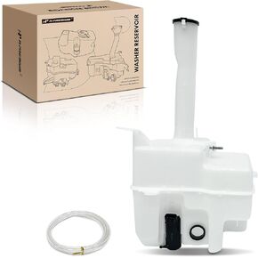 A-Premium Windshield Washer Reservoir متوافق مع نماذج Toyota المختارة-Sienna 1998-2003 ، مع (مضخة الغسالة/الحشو عنق/كاب/خراطيم)-استبدال# 85315-08010