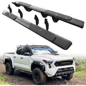 Running Boards Fit for 2024 2025 Toyota Tacoma Double Cab Nerf Bars Aluminum Side Steps Accessories