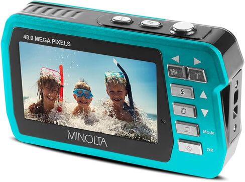 Minolta 48 MP Dual Screen Waterproof Digital Camera MN40WP in Saudi Arabia