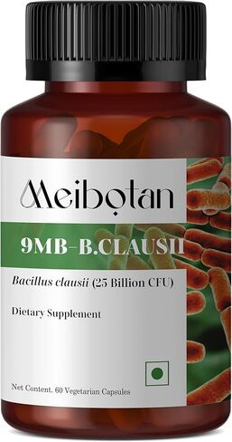 Bacillus clausii بروبيوتيك للنساء والرجال ، ويساعد على القضايا الهضمية ، وتعزيز الحصانة ، وقد يساعد في منع الالتهابات ، 25 مليار CFU بروبيوتيك - 60 كبسولات الخضار in Kuwait