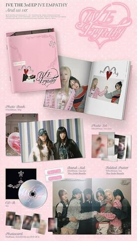 IVE 3rd EP Rebel Heart [IVE EMPATHY] Standard Album (Photobook AND US Ver) in Kuwait