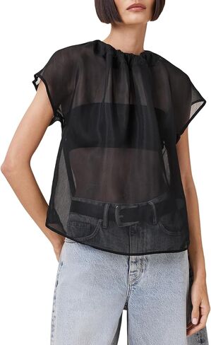 Women's Trisha Sheer Top in Kuwait