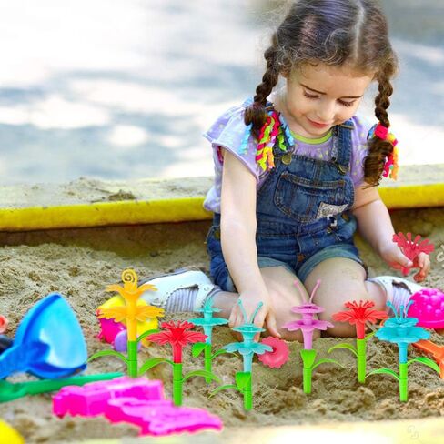 CENOVE Toddler Toys Gifts for 3 4 5 6 7 Year Old Girls Boys,Flower Garden Building Toy STEM Educational Activity Preschool Toys for Kids Age 3-6(130 Pcs) in Kuwait