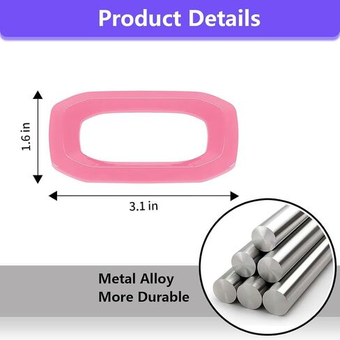 2 Pcs Metal Door Lock Switch Button Trim Cover Pink Car Center Console Unlock Button Frame Cover Interior Decoration Accessories Compatible with Jeep Wrangler JL JLU Gladiator JT 2018-2024 (Pink) in Saudi Arabia