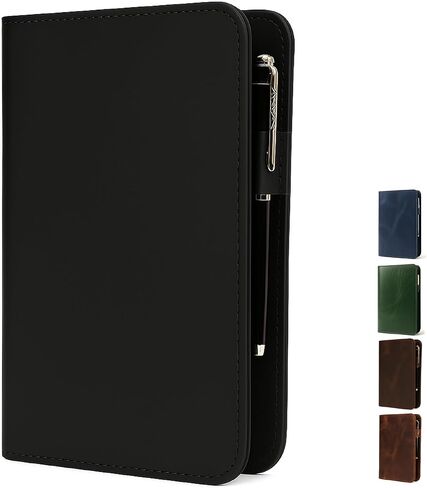 The Antiq: غطاء مجلة A5 (بني داكن)، غطاء يوميات A5، غطاء دفتر A5 Moleskine Cahier، 5.7 بوصة × 8.3 بوصة، غطاء كتيب A5، جلد A5 مخطط in Kuwait