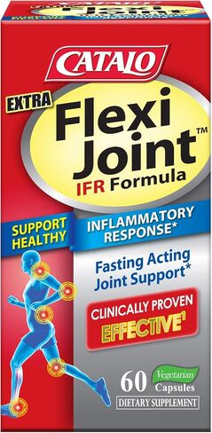 CATALO Extra FlexiJoint IFR Formula – with Meriva Turmeric Phytosome, ApresFlex & Casperome Boswellia – 60 Capsules in Saudi Arabia
