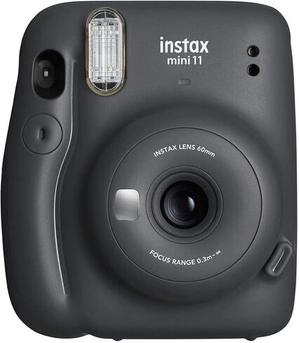 Fujifilm Instax Mini 11 Instant Film Camera, Ice White - with Fujifilm instax Mini Instant Daylight Film Twin Pack, 20 Exposures in Kuwait