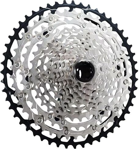 SHIMANO SLX CS-M7100 Cassette - 12-Speed, Silver/Black, Micro Spline in Saudi Arabia