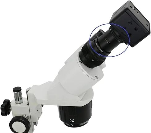 Microscope Accessories Kit 0.3X/0.4X/0.5X C-Mount Adapter Lens for CCD CMOS Industrial Camera Digital Eyepiece Connected with Microscope Reduction Relay Lens Microscope Slides (Color : 0.4X-C-Mount) in Saudi Arabia