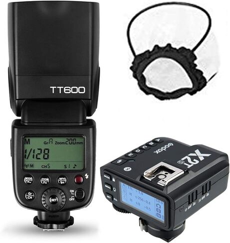Godox Thinklite TT600S GN60 HSS 1/8000s 2.4G Wireless X-System Camera Flash Speedlite with X2T-S Trigger Transmitter, Compatible for Sony A3000 A5000 A6000 A7 A7S A7R A7M2 A58 A99 in Saudi Arabia