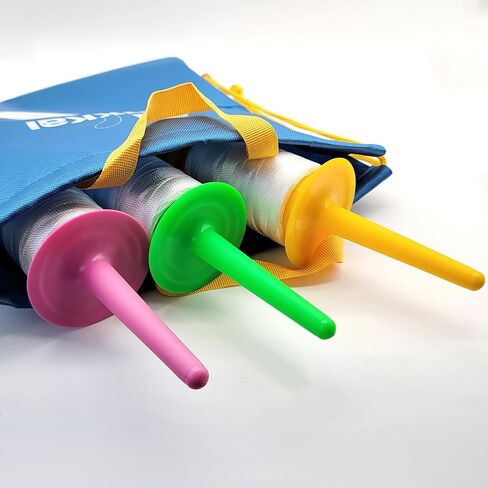 Simxkai Kite Spool، Kite Reel Winder، مقبض سلسلة طائرة ورقية، خط طائرة ورقية ملتوي بطول 600 قدم لكل مقبض سلسلة (عبوتان) in Kuwait