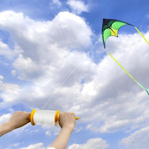 Simxkai Kite Spool، Kite Reel Winder، مقبض سلسلة طائرة ورقية، خط طائرة ورقية ملتوي بطول 600 قدم لكل مقبض سلسلة (عبوتان) in Kuwait