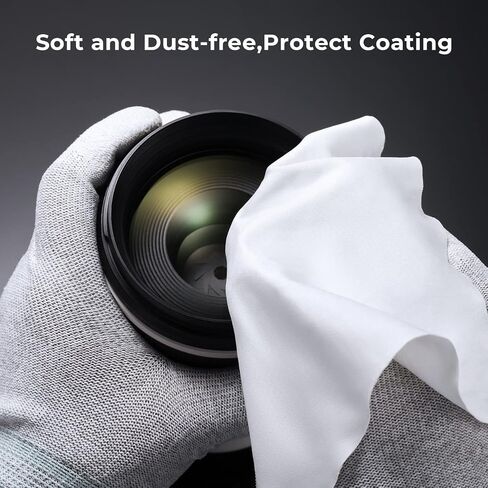 K&F Concept Microfibers Cleaning Cloths 20 Pack - for Smartphones, Tablets, TV, Notebook or Desktop Screen, Display Cabinets, Mirrors, Glass Tables in Kuwait
