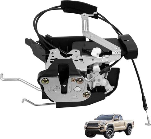 قفل الباب الأمامي للمزلاج الأيسر متوافق مع Toyota Sequoia 2001-2007 ، Toyota Tundra Double Cab 2005-2006 Driver Side Lock Lock+Device Locking ، يحل محل # 69040-0C020 in Kuwait