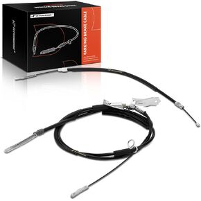 A-Premium Rear Driver and Passenger Side Parking Brake Cable Assembly Compatible with Ford Models: F-150 F150 2006 2007 2008, 2-PC Set - Replace # 8L3Z2A635AA