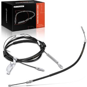 A-Premium Rear Driver and Passenger Side Parking Brake Cable Assembly Compatible with Ford Models: F-150 F150 2006 2007 2008, 2-PC Set - Replace# 8L3Z2A635MA, 6L3Z2A635AB